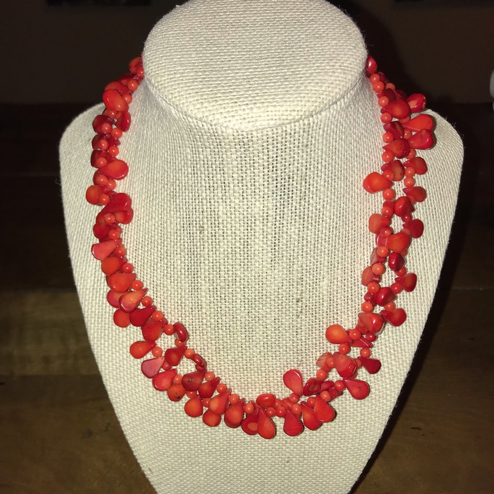 🎄🎄Red Bead Necklace - Double Strand🎄🎄